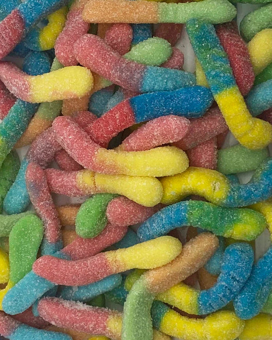 Sour Worms Lollies