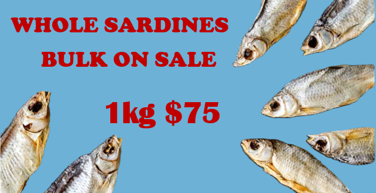 ON SALE - Whole Sardines